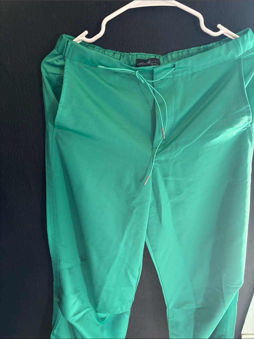 Green Drawstring Pants